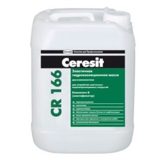 Гидроизоляционная эластичная масса Ceresit CR 166 компонент Б 10 кг
